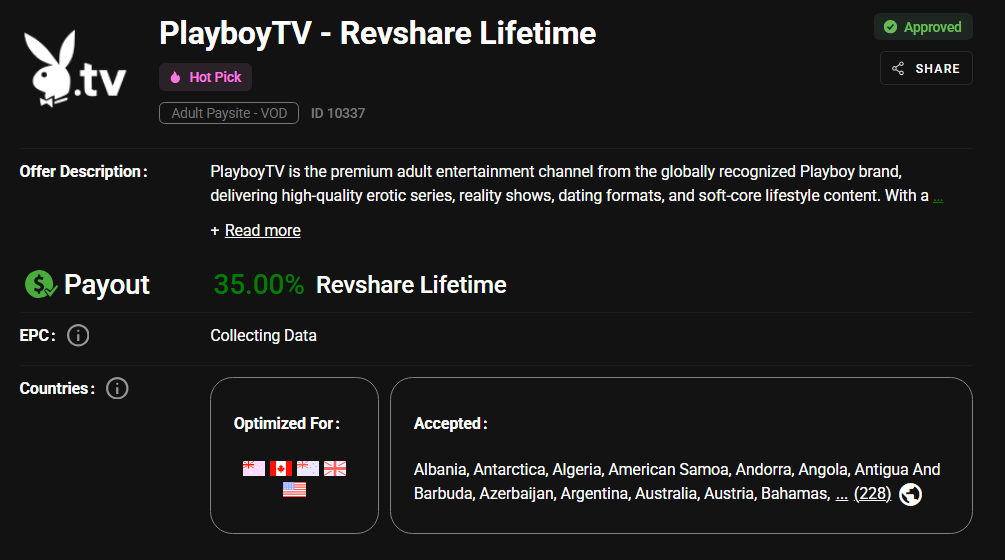 PlayboyTV screenshot