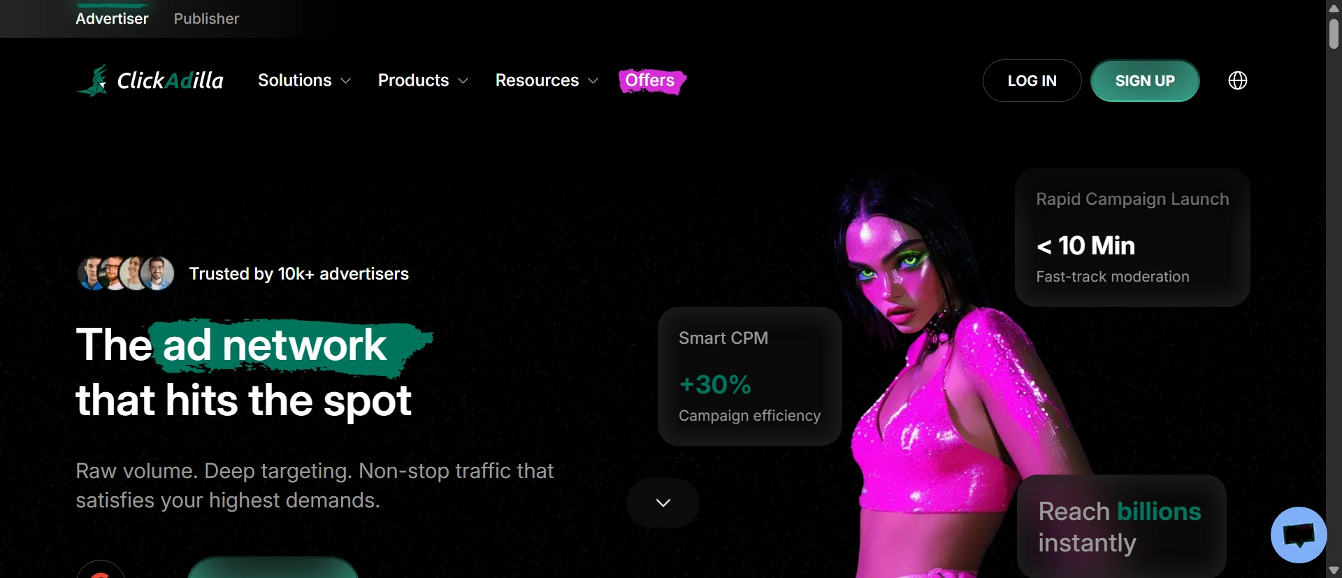 ClickAdilla screenshot