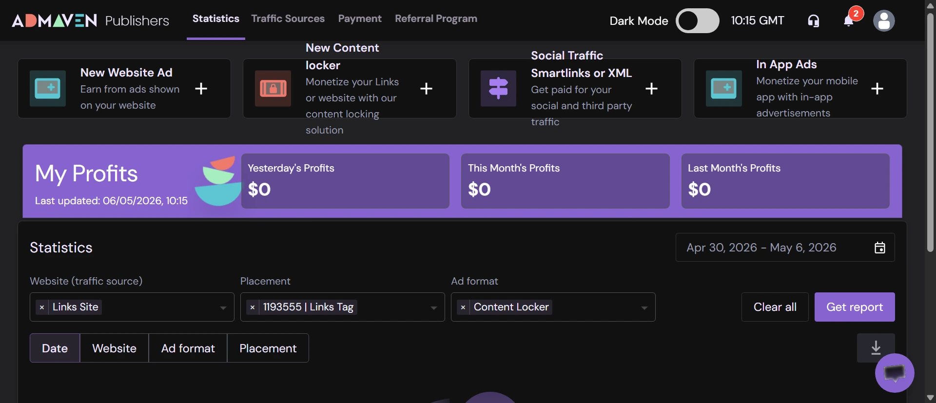 Ad-Maven screenshot