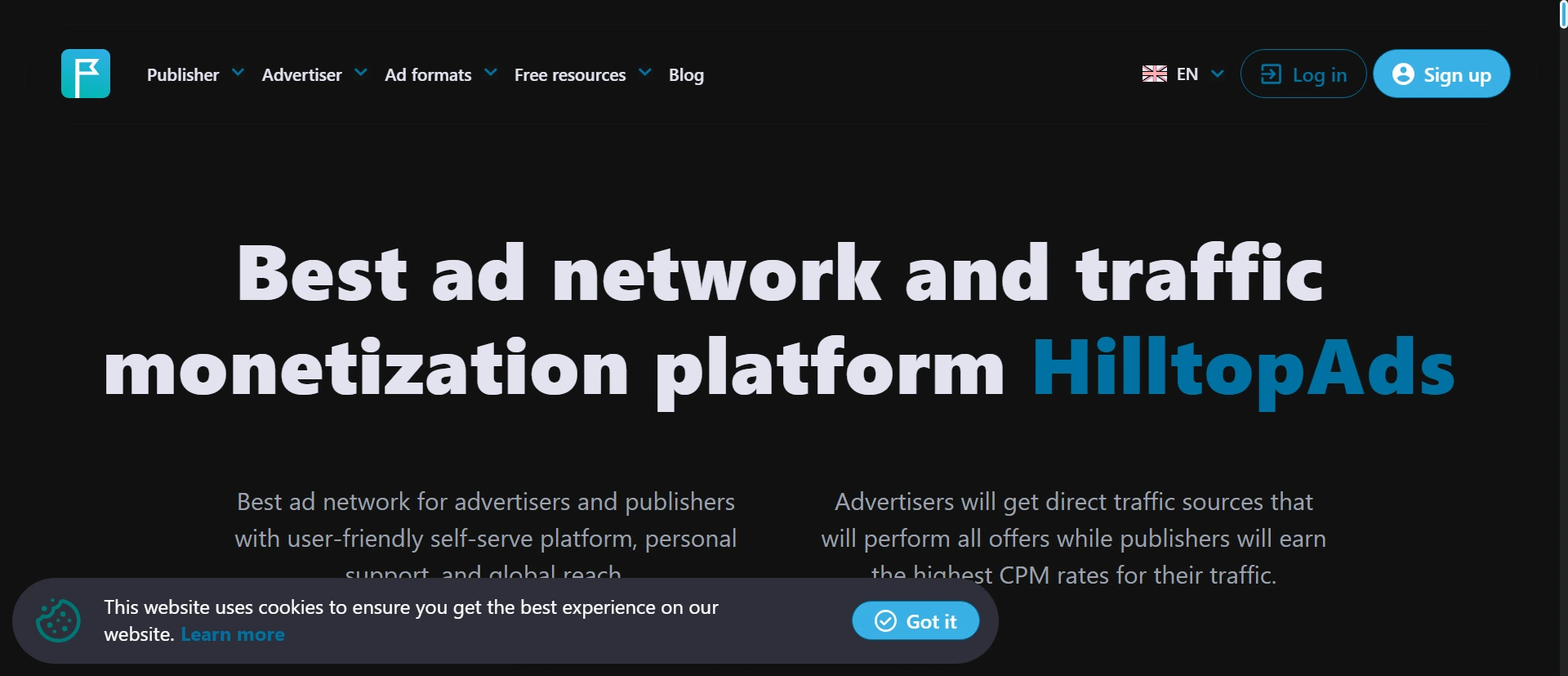 HilltopAds screenshot