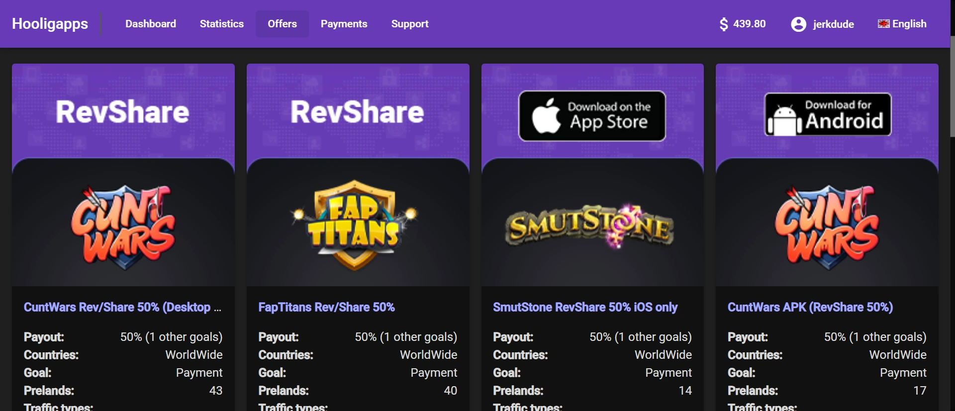 Hooligapps screenshot