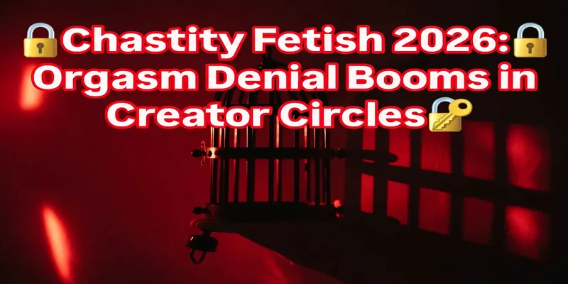 Chastity Fetish 2026: Orgasm Denial Booms in Creator Circles