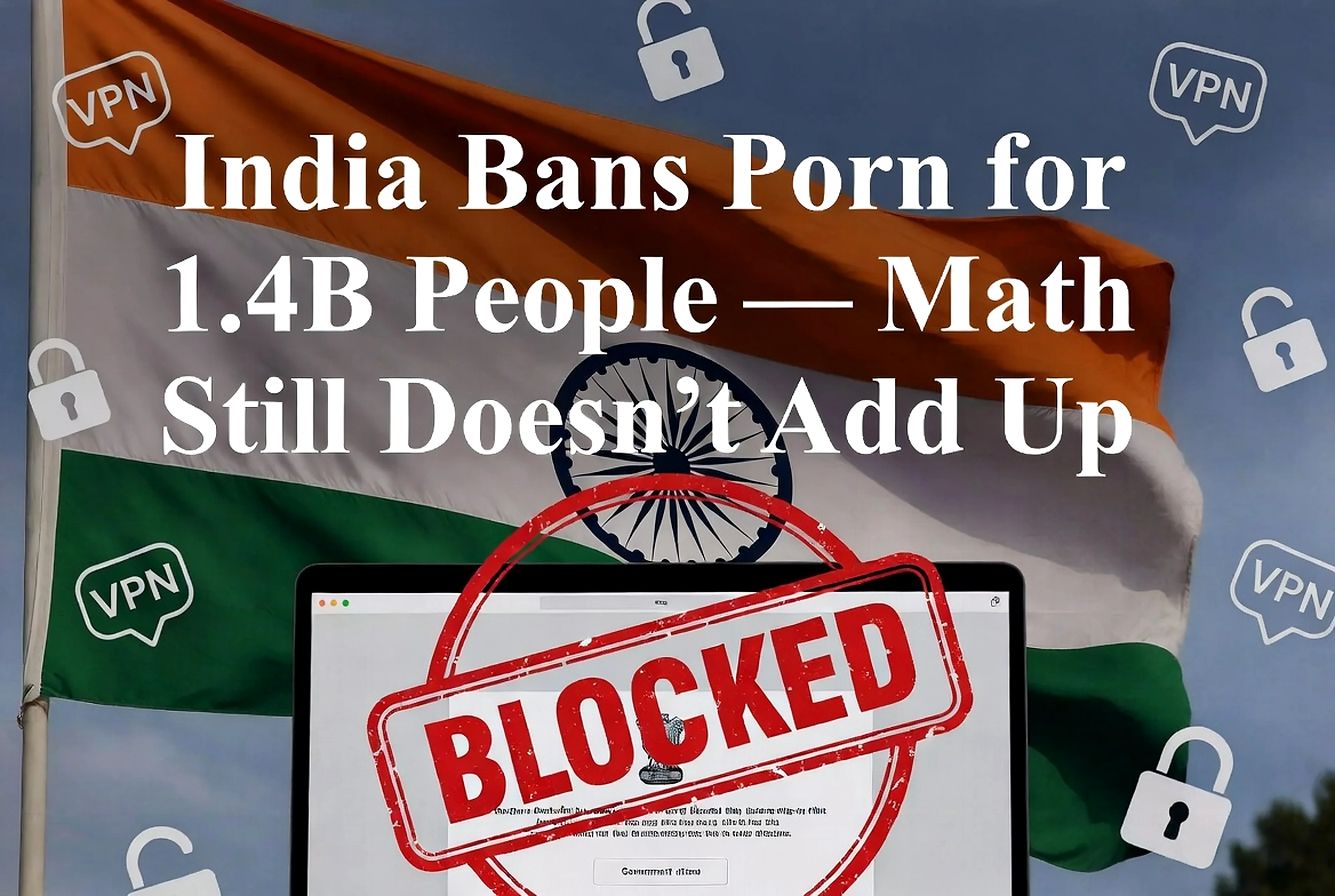 India Bans Porn for 1.4B People — Math Still Doesn’t Add Up