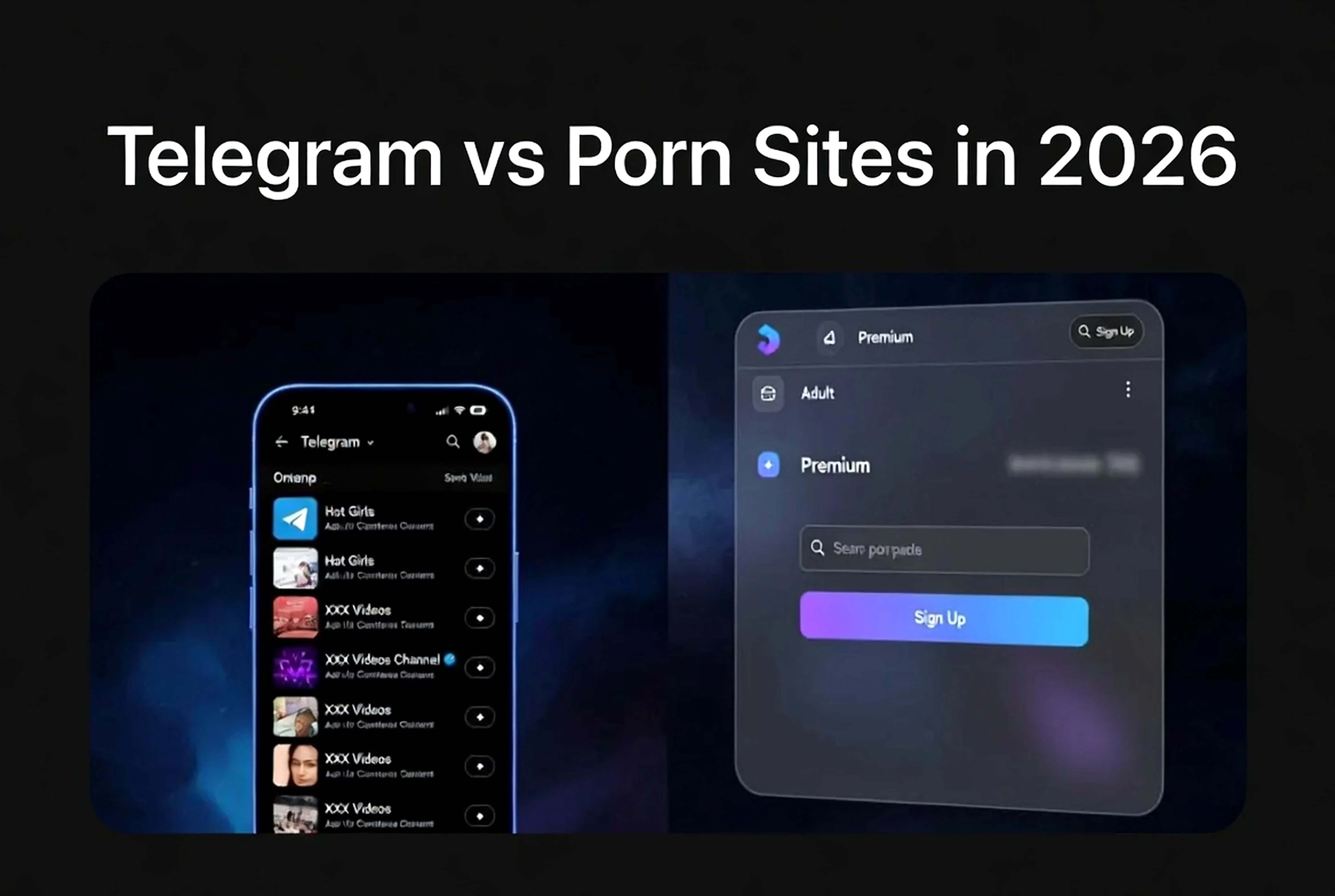 Telegram vs Porn Sites in 2026: Adult Content Options