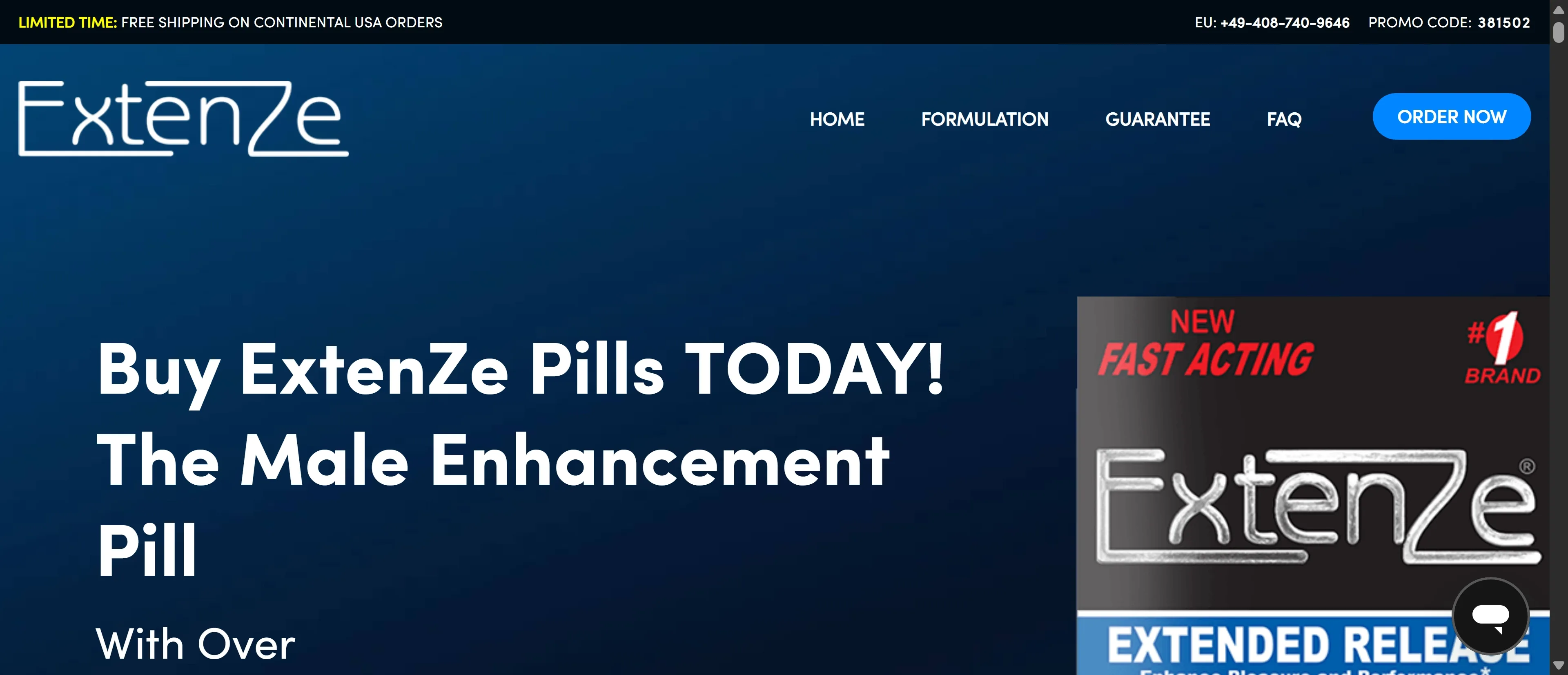 Extenze screenshot