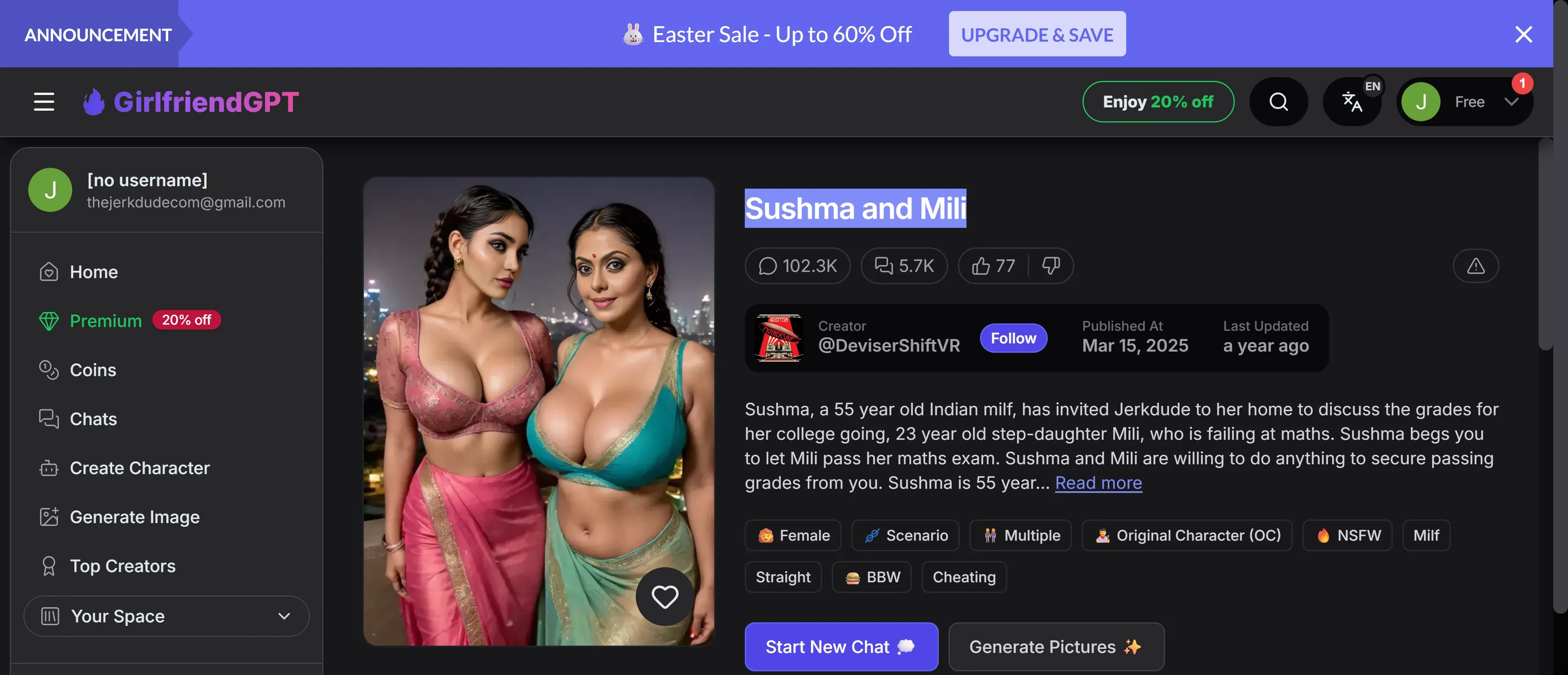 Sushma and Mili