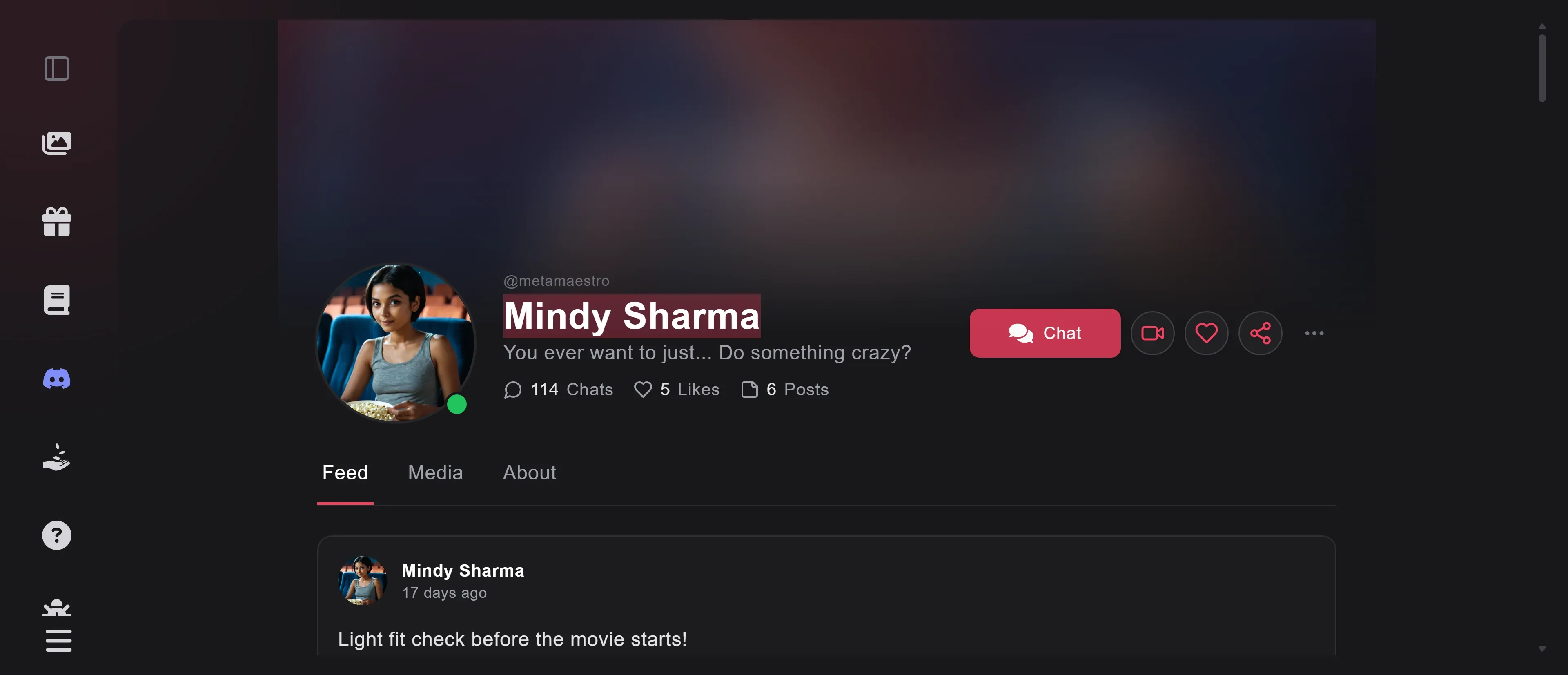 Mindy Sharma screenshot