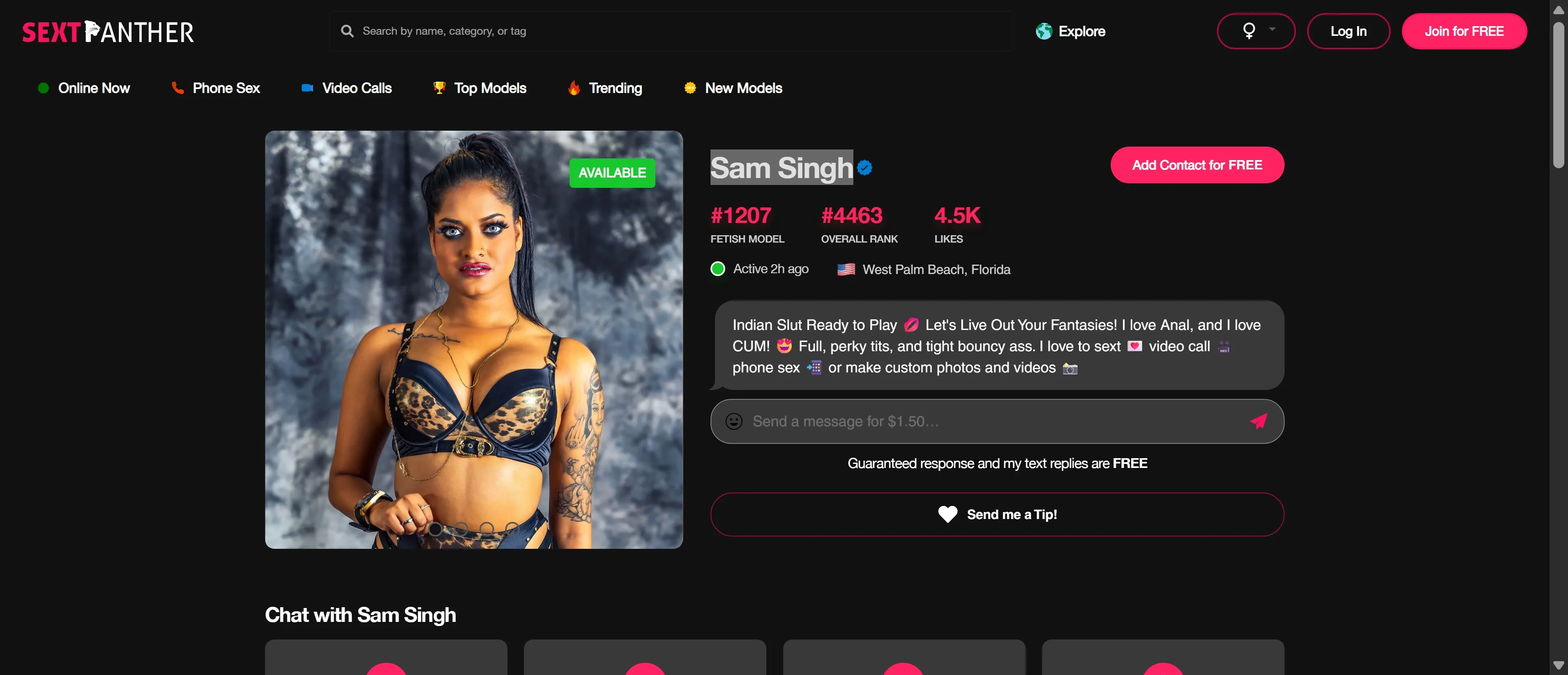 Sam Singh screenshot
