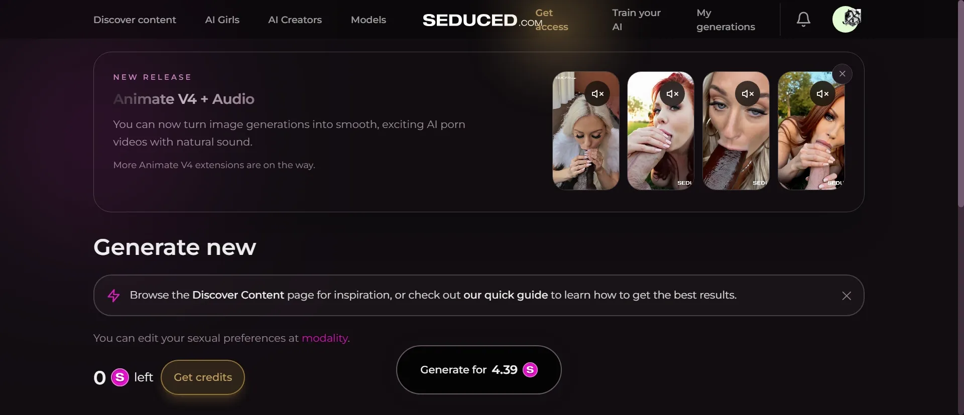 Seduced screenshot