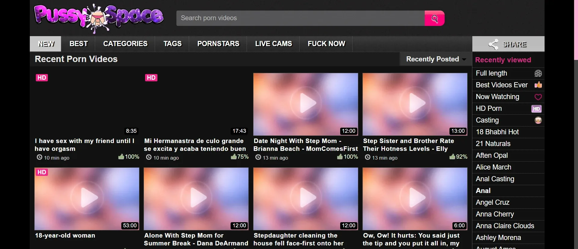Pussyspace screenshot