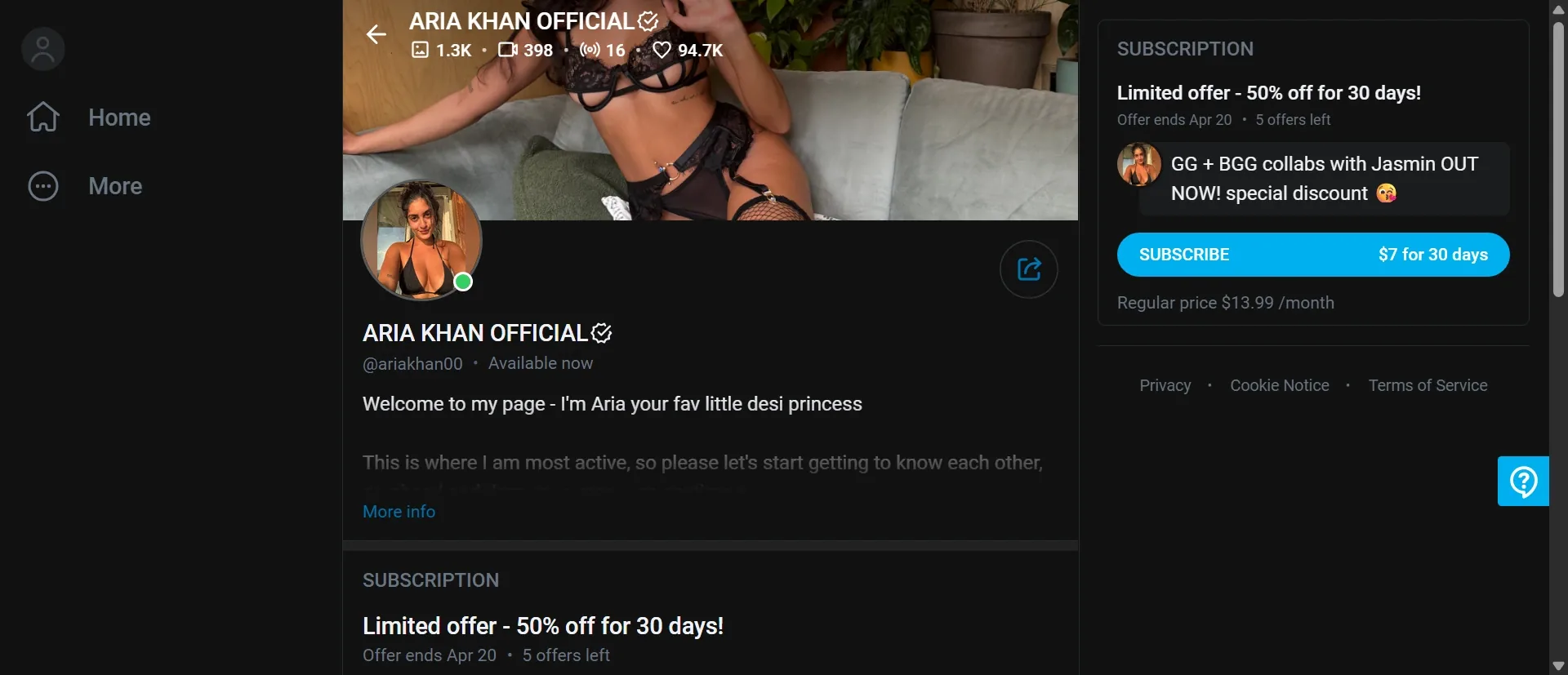 Aria Khan screenshot