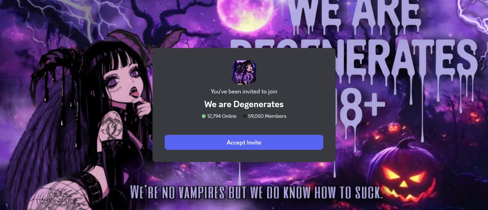 We Are Degenerates