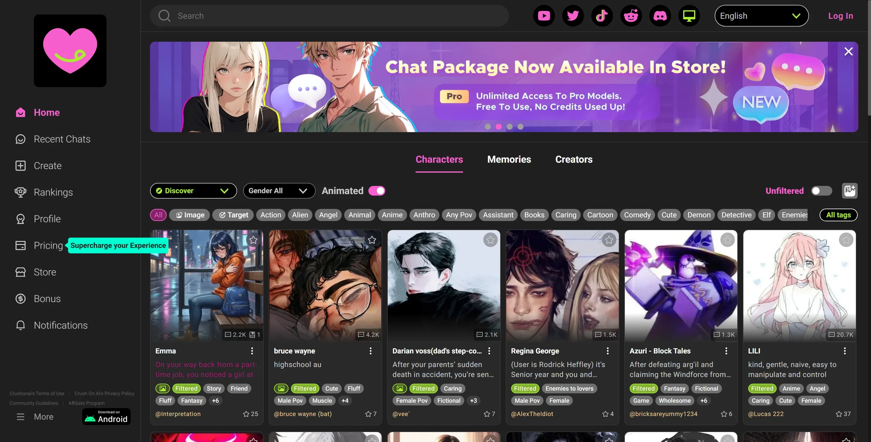 CrushOn AI screenshot