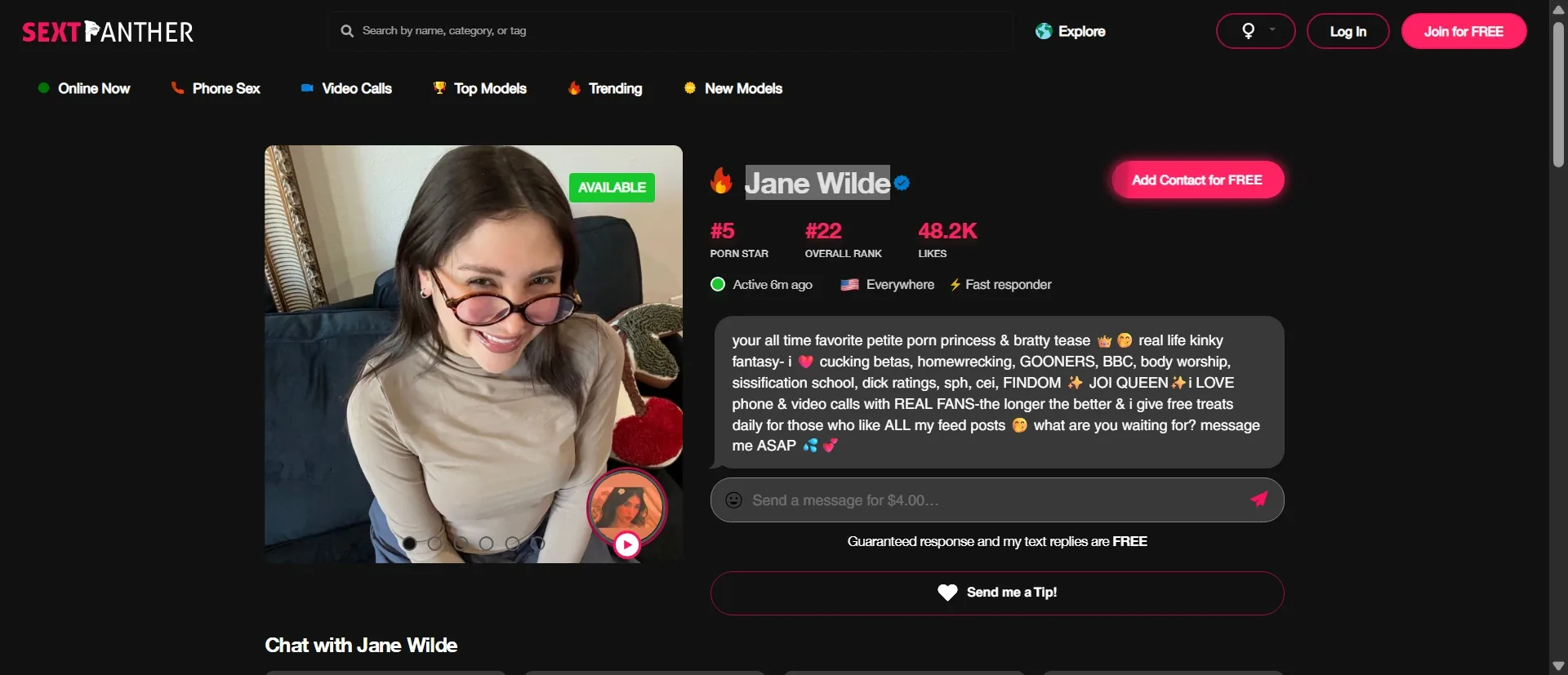 Jane Wilde screenshot