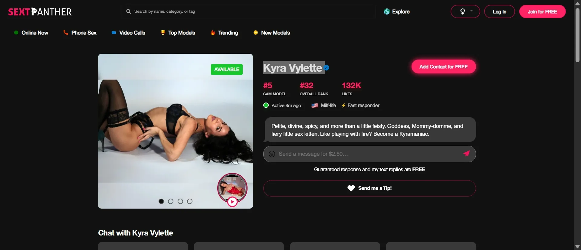 Kyra Vylette screenshot