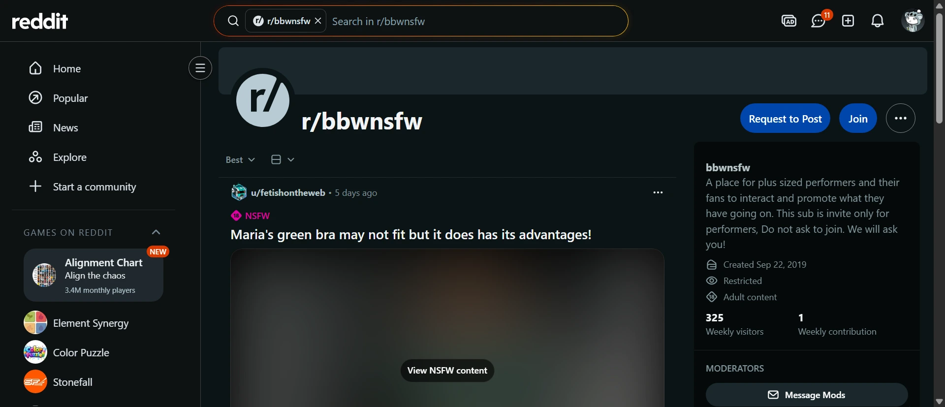 BBW NSFW screenshot