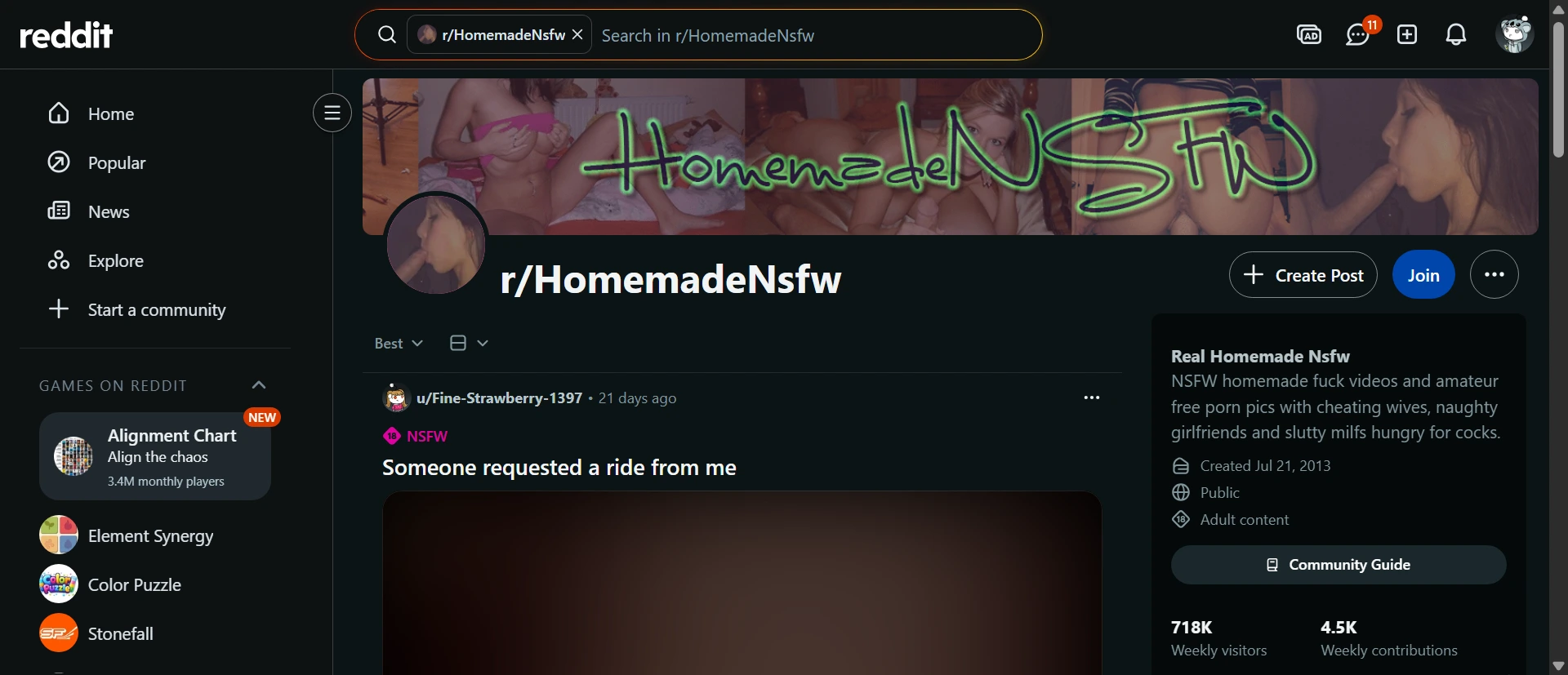 Homemade NSFW screenshot