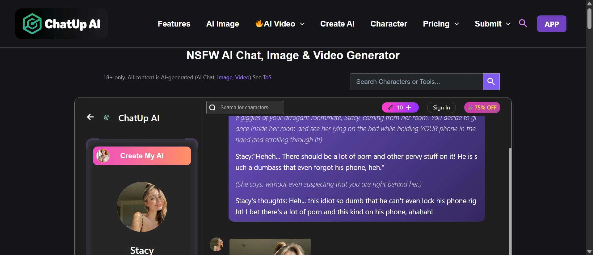 ChatUp AI screenshot