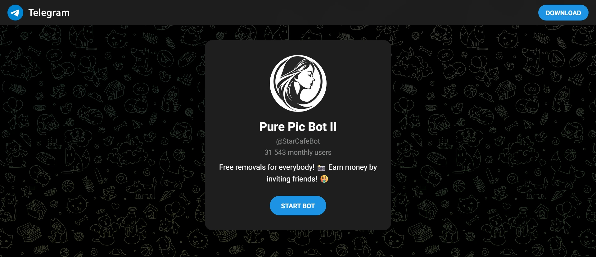 StarCafeBot screenshot