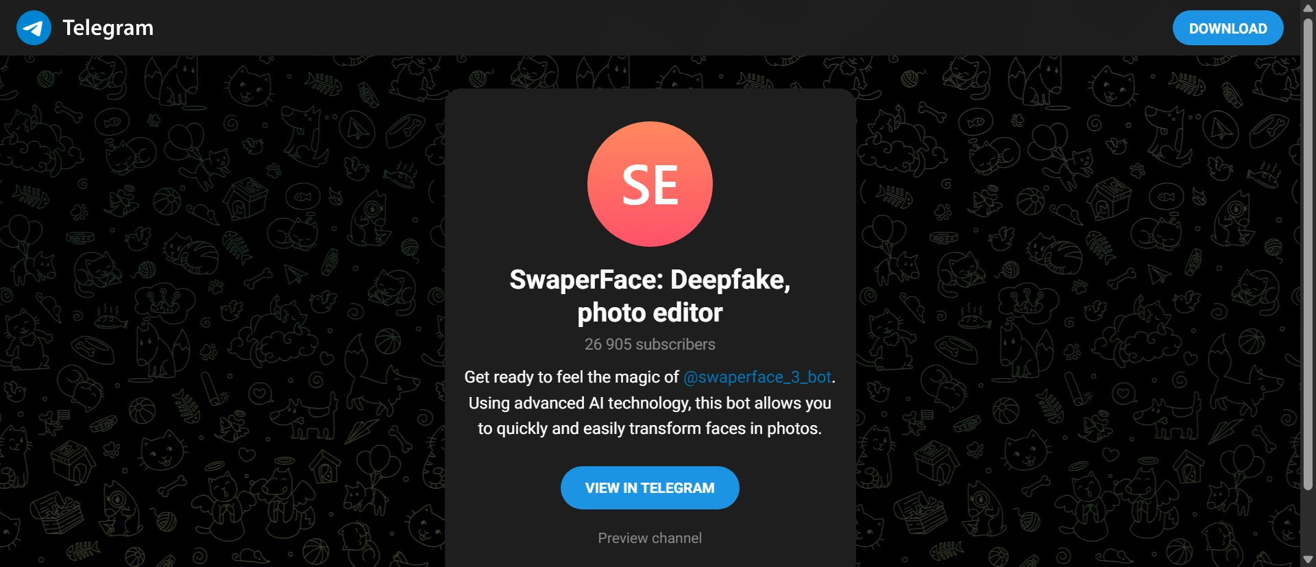 SwaperFace screenshot