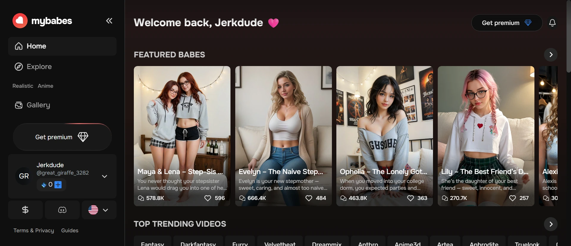 MyBabes AI screenshot