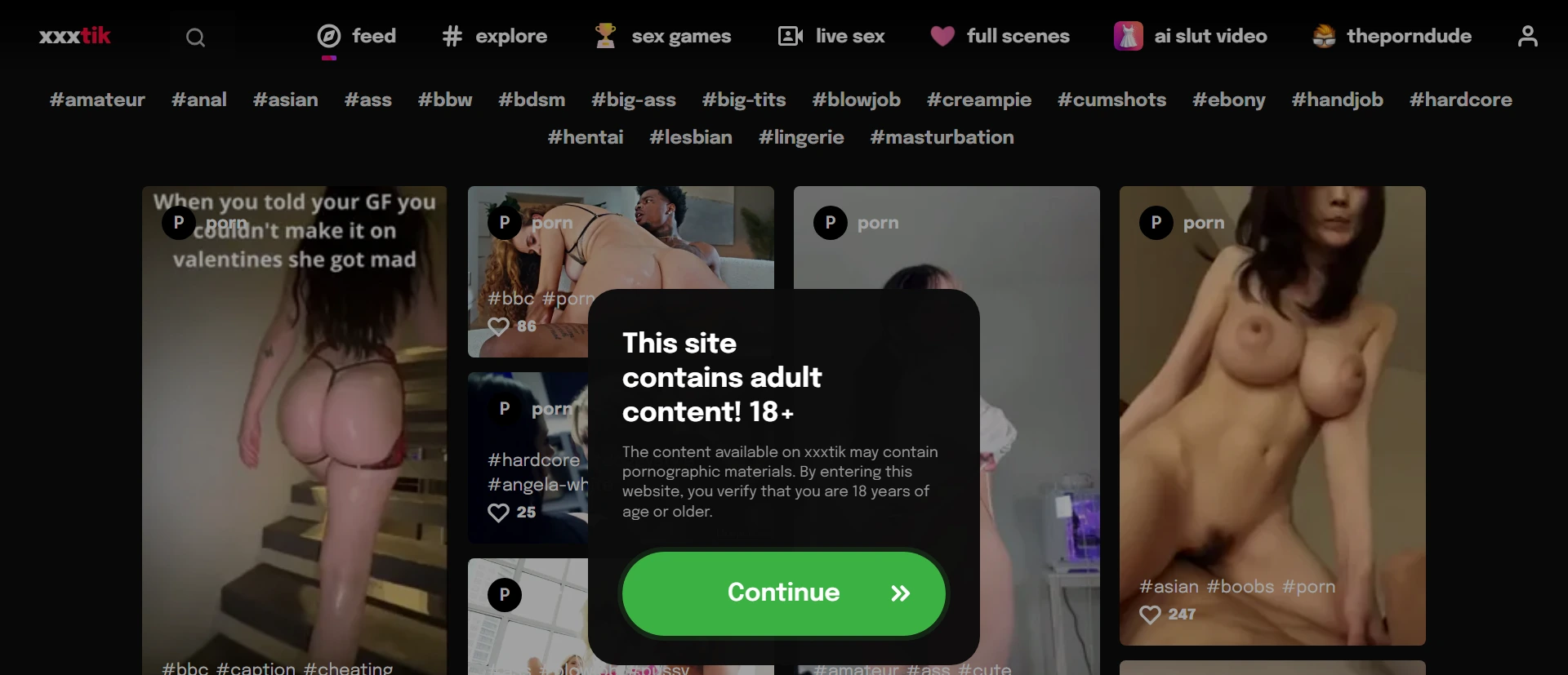 XXXTik screenshot
