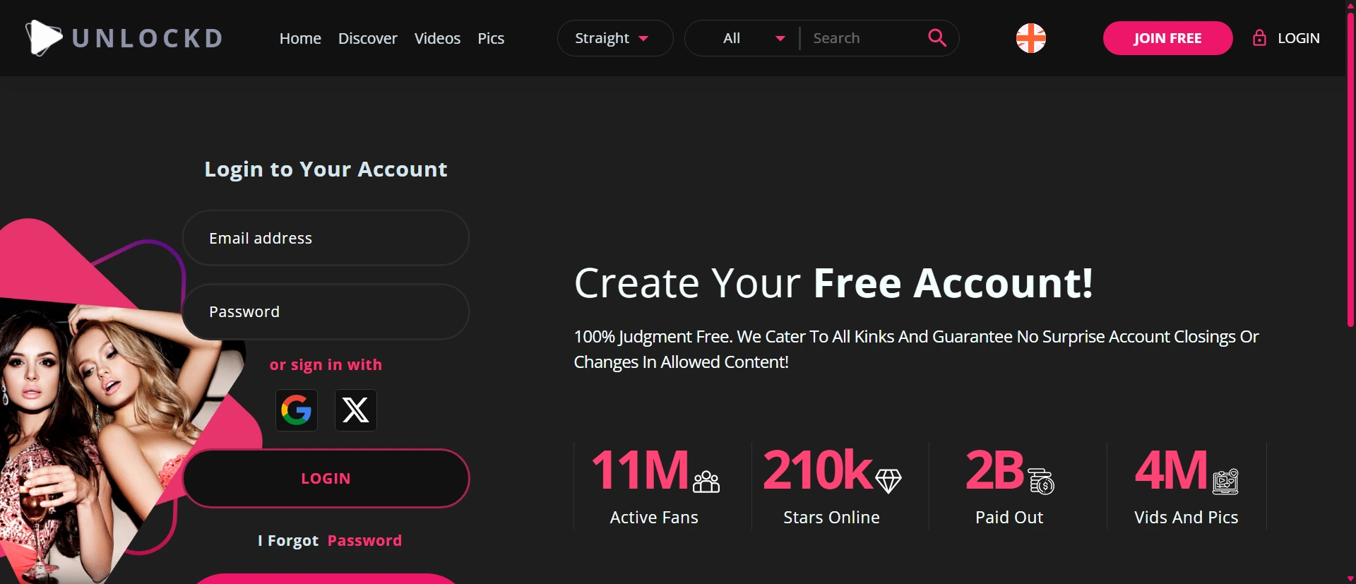 Unlockd screenshot