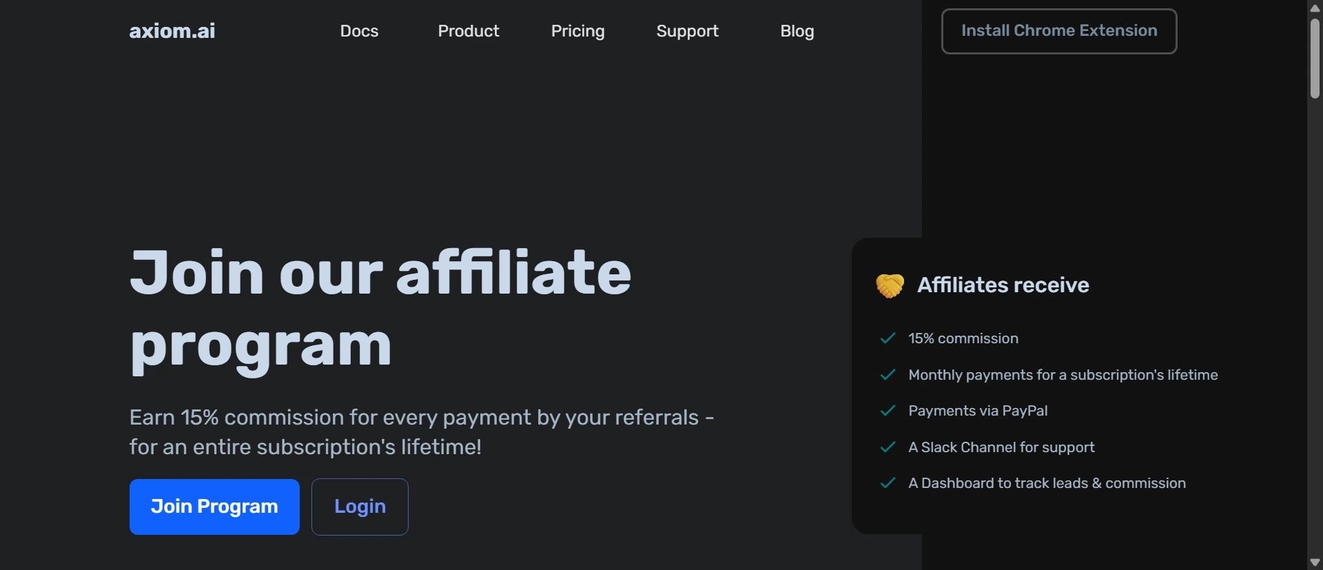 Axiom screenshot
