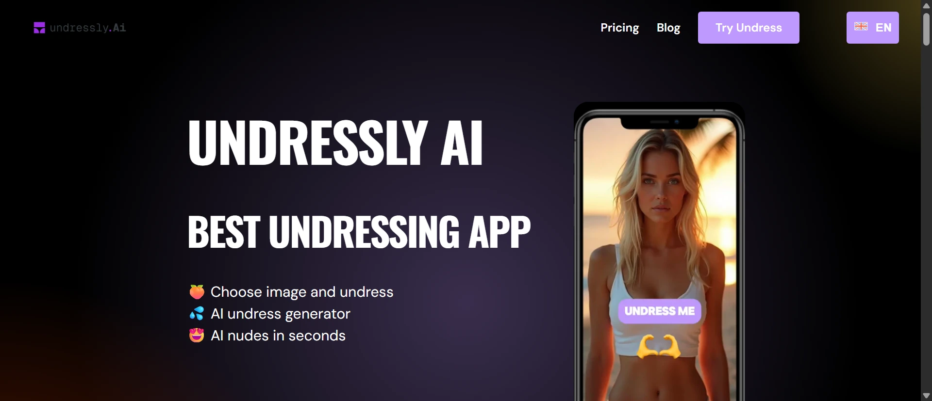 Undressly screenshot