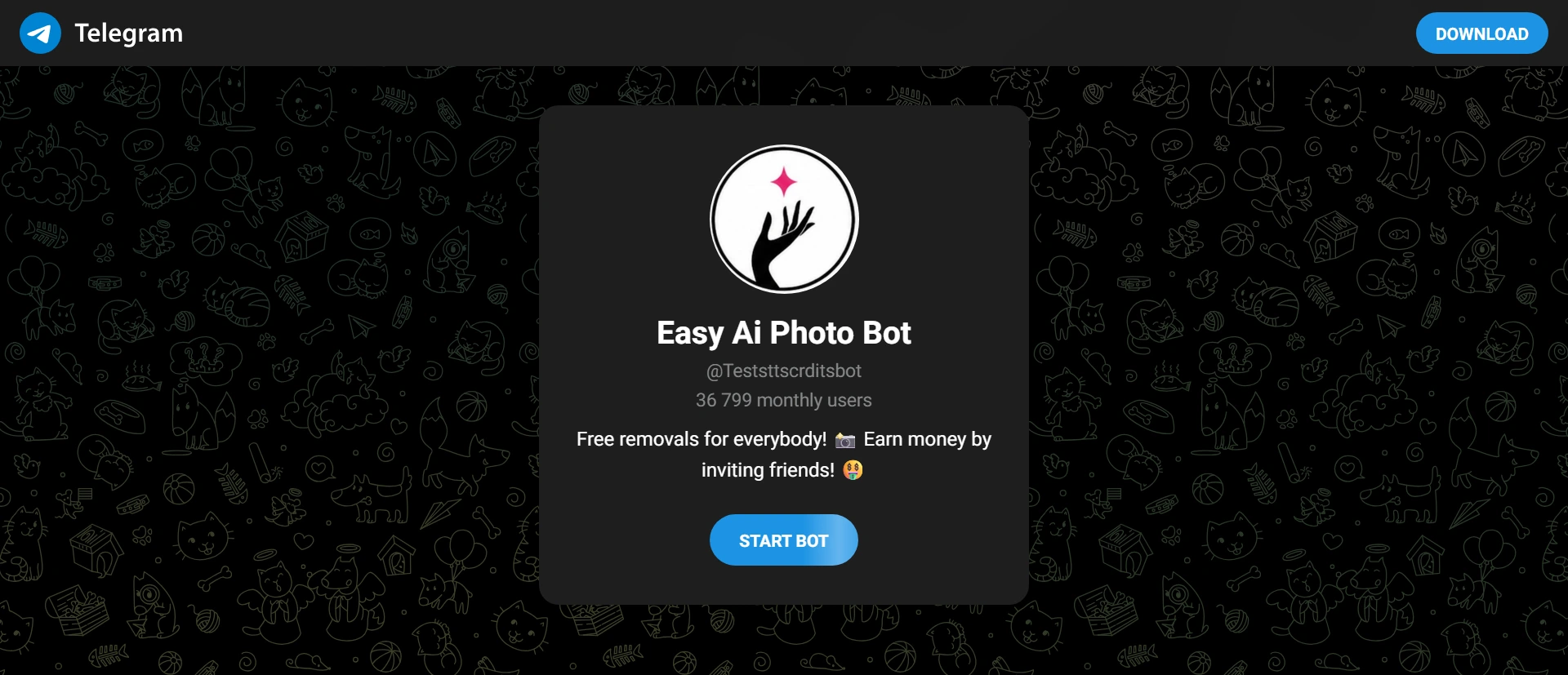 Smart Photo Edit Bot screenshot