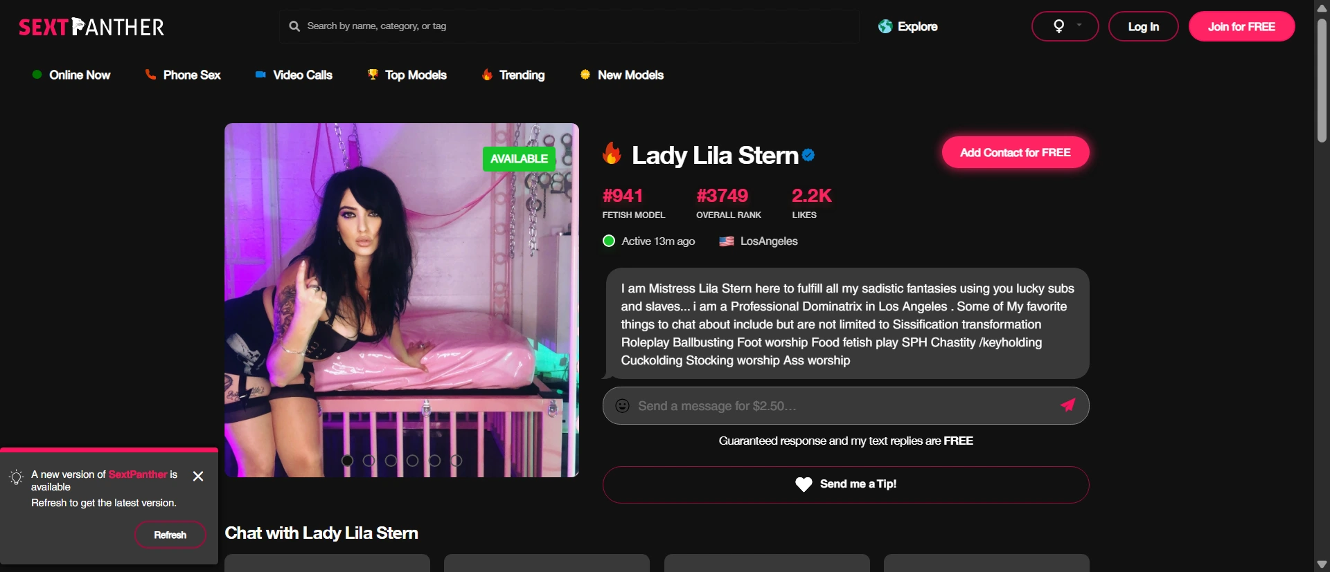 Lady Lila Stern screenshot