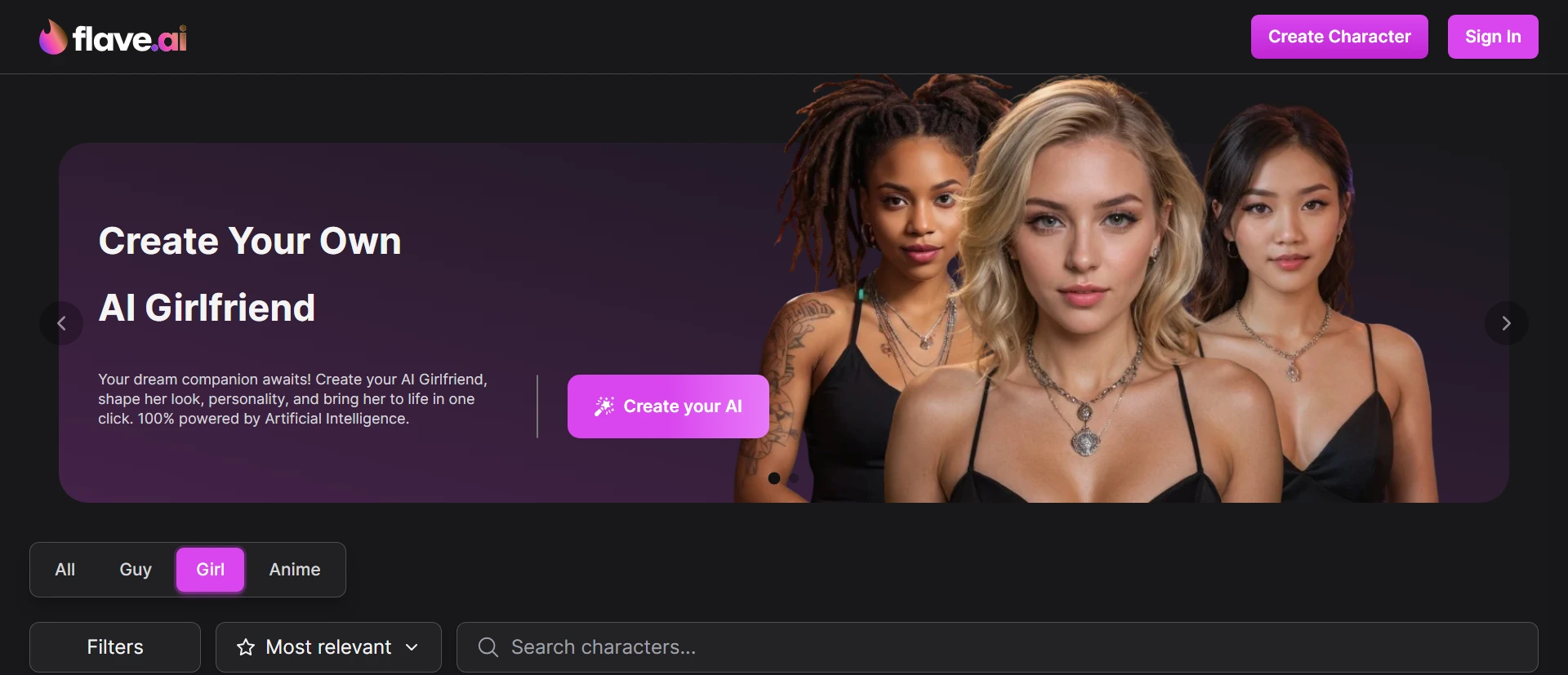 Flave AI screenshot