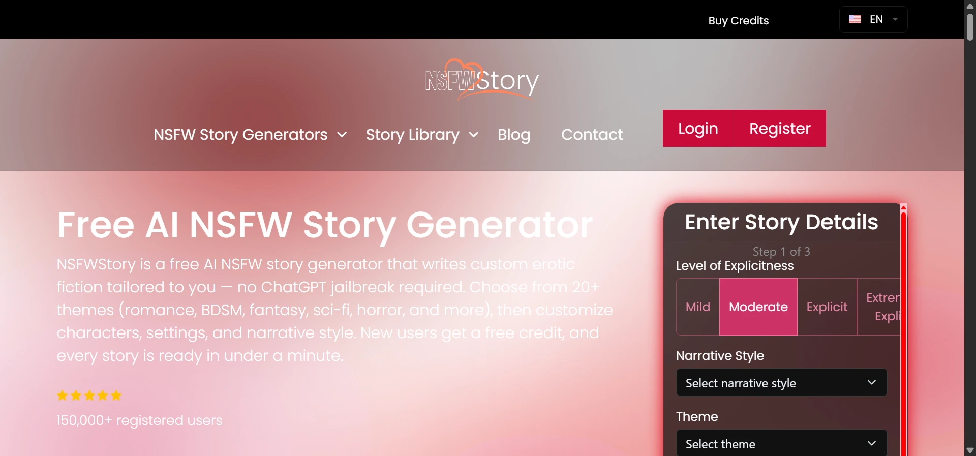 NSFWStory screenshot