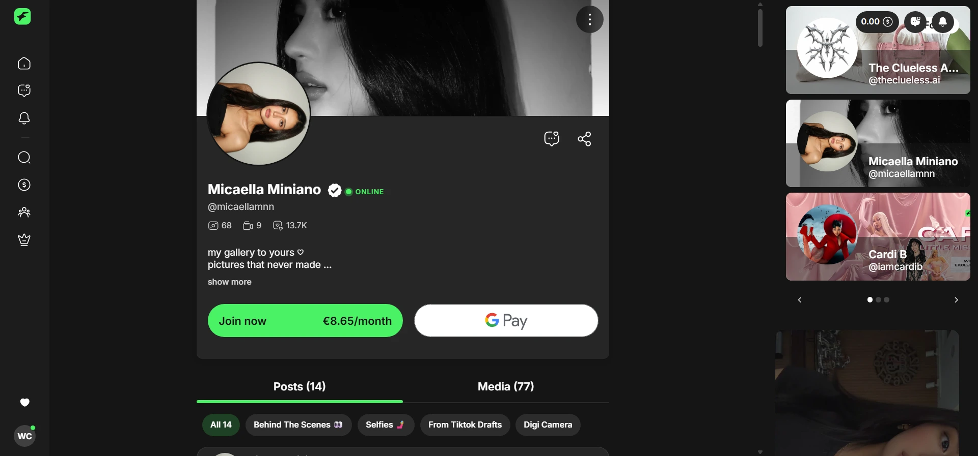 Micaella Miniano screenshot
