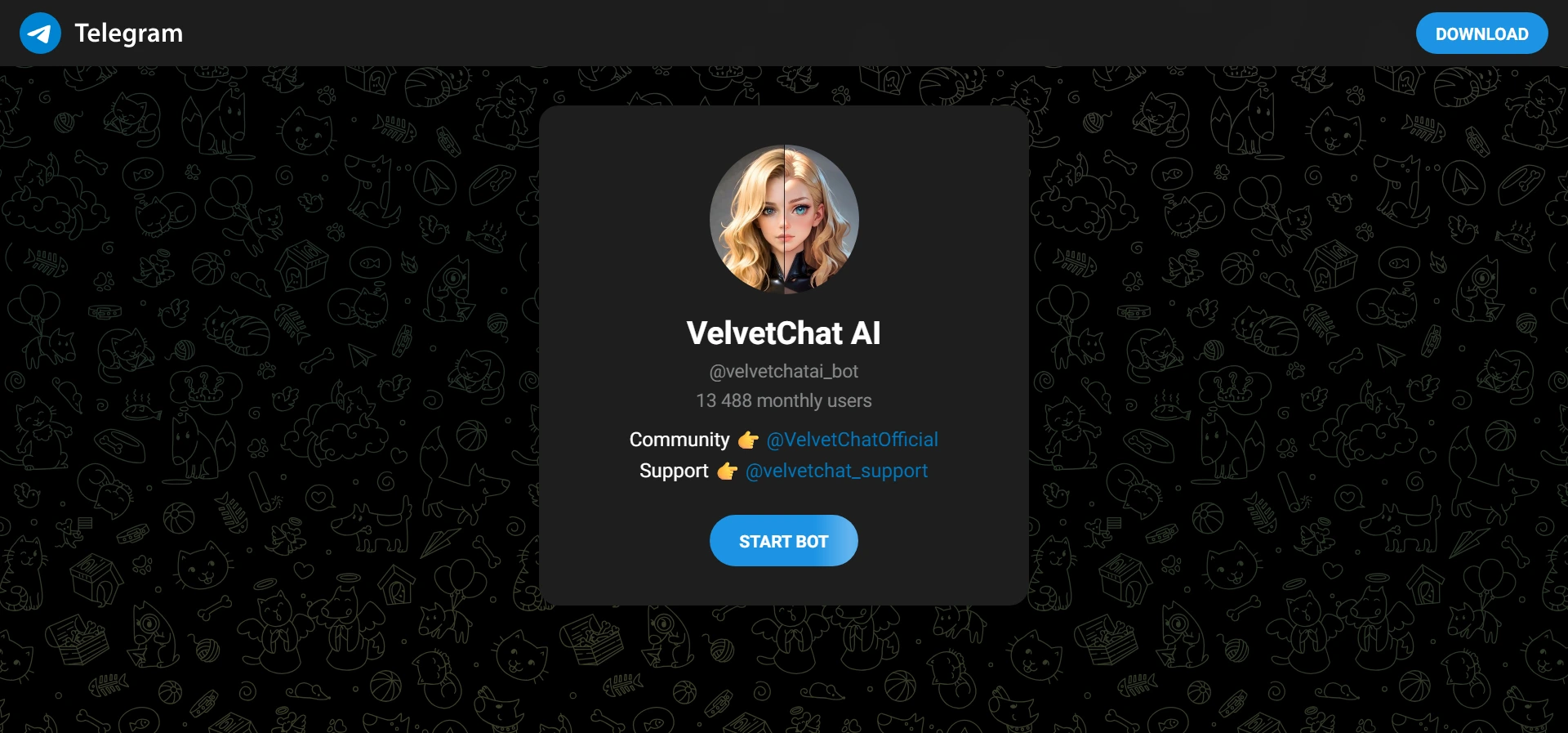 VelvetChat AI screenshot