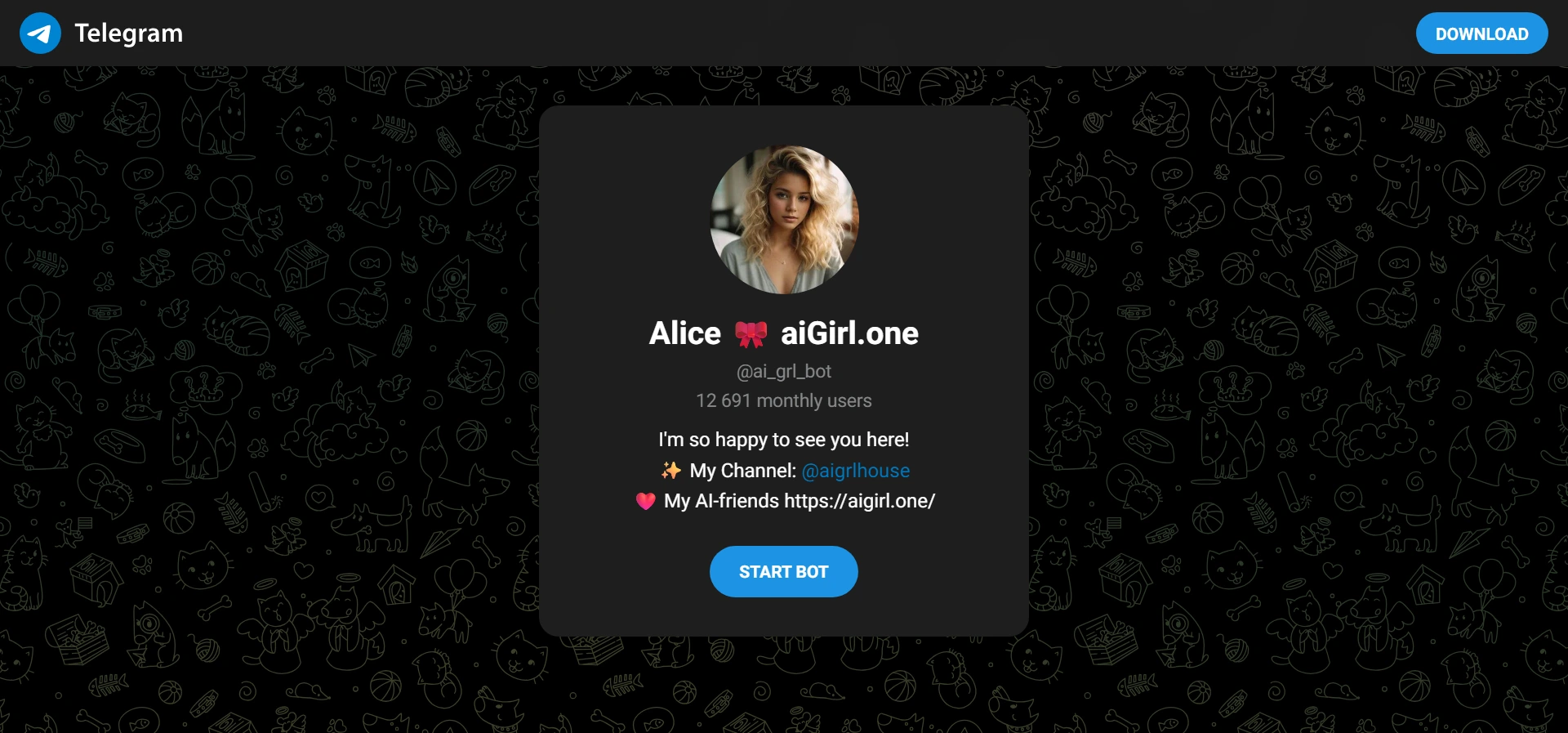 Alice AI Girlfriend screenshot