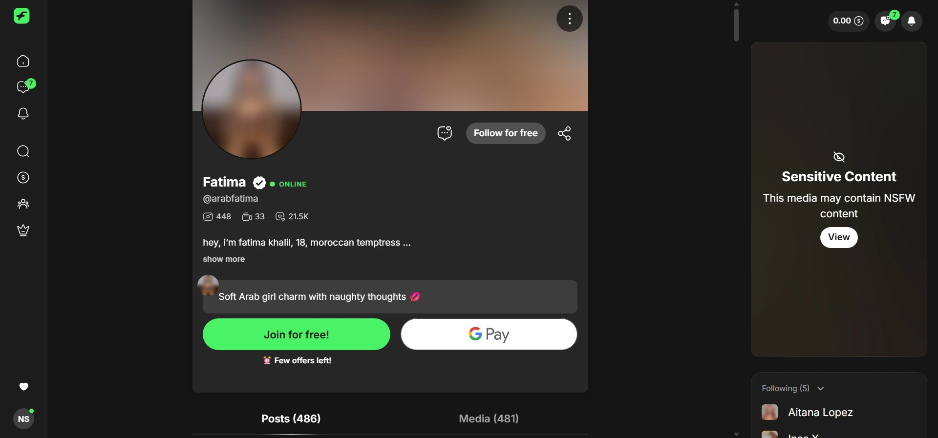 Fatima screenshot