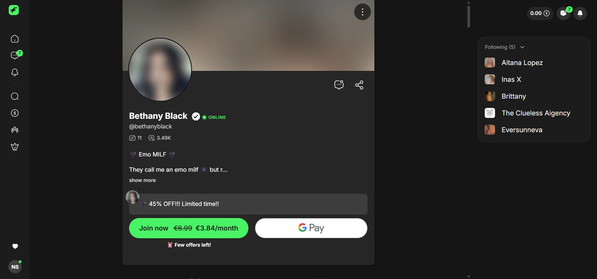 Bethany Black screenshot