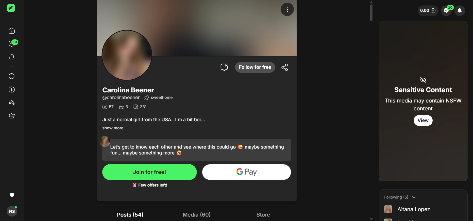 Carolina Beener screenshot