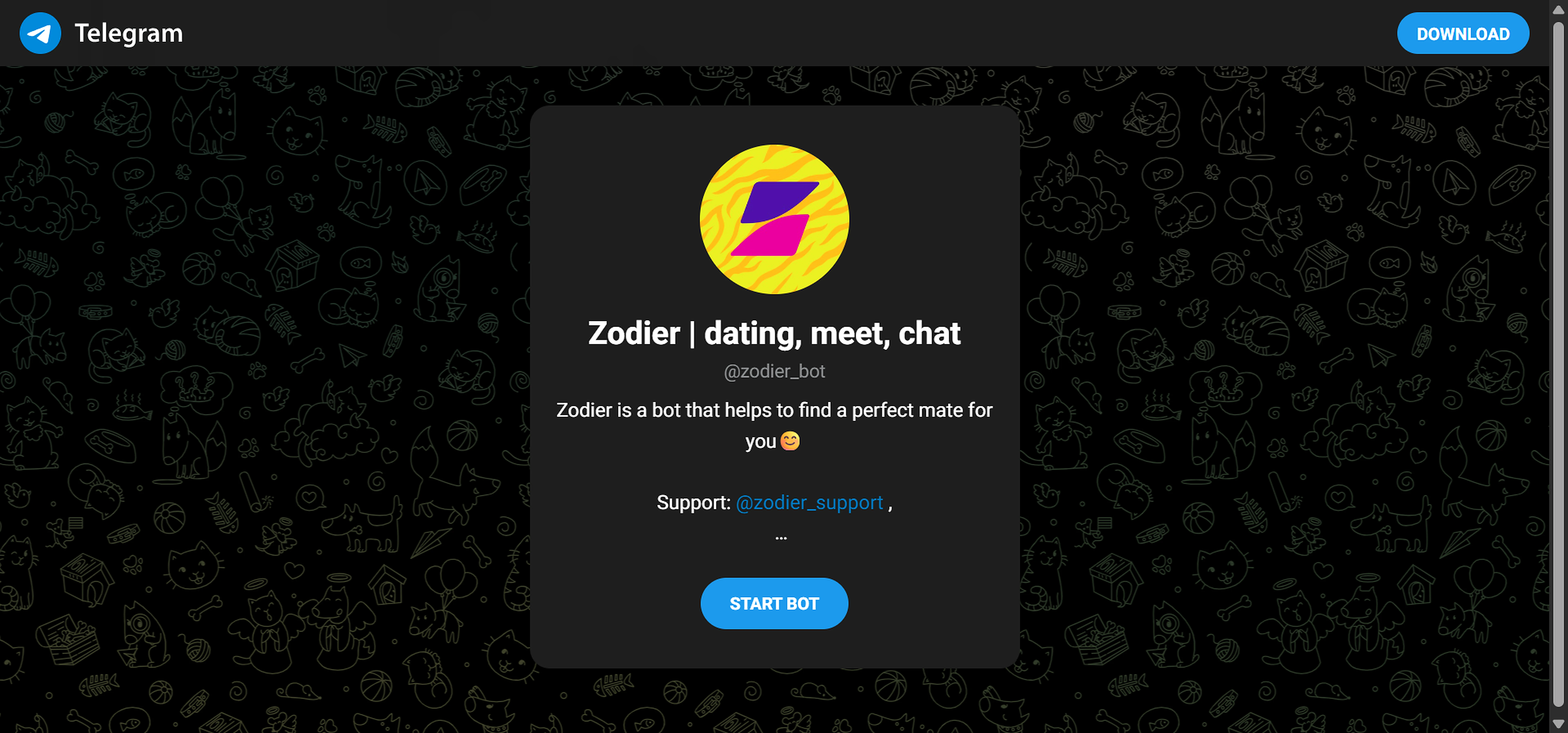 Zodier screenshot