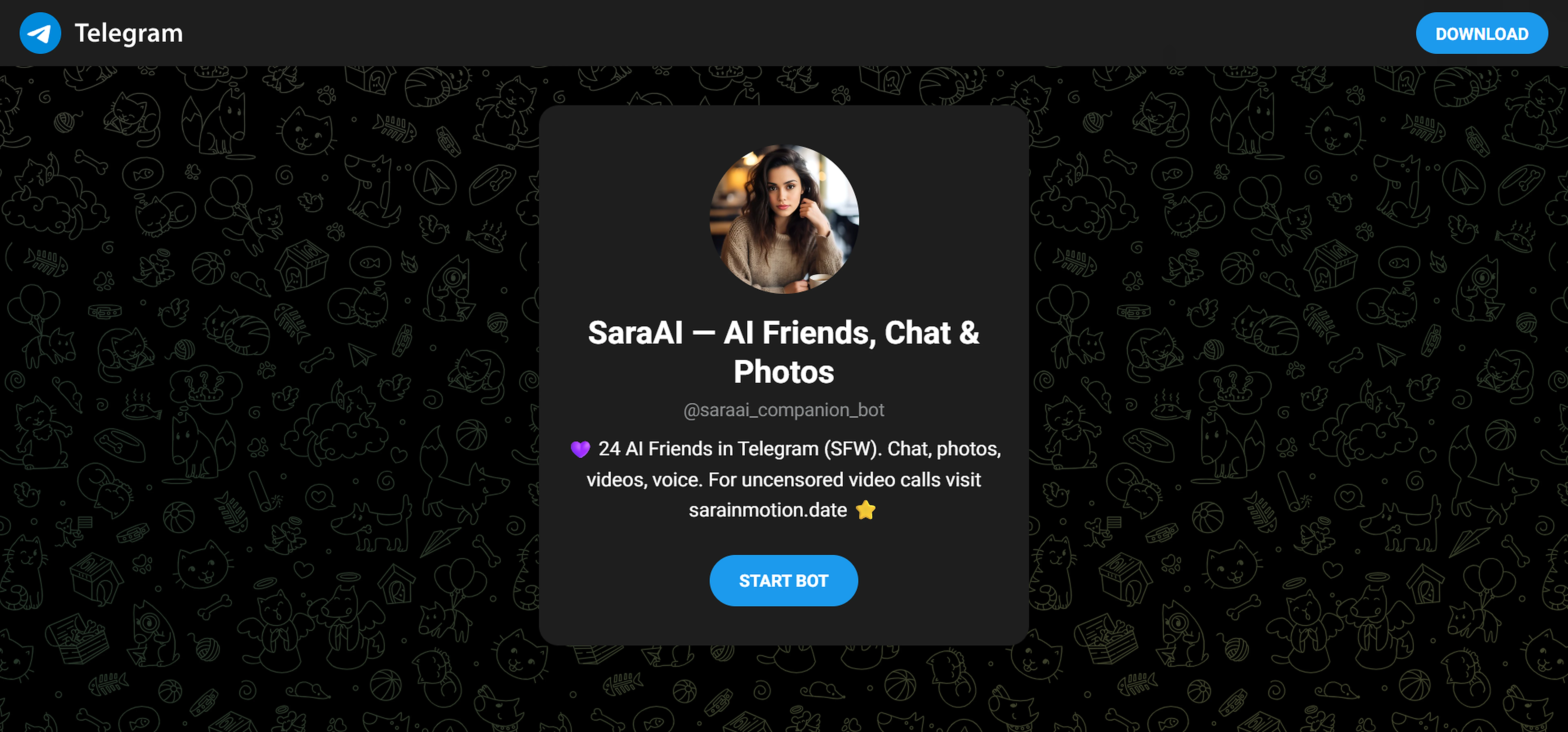 SaraAI screenshot