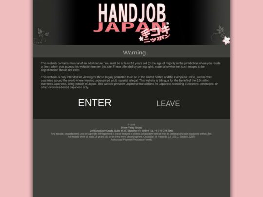Handjob Japan