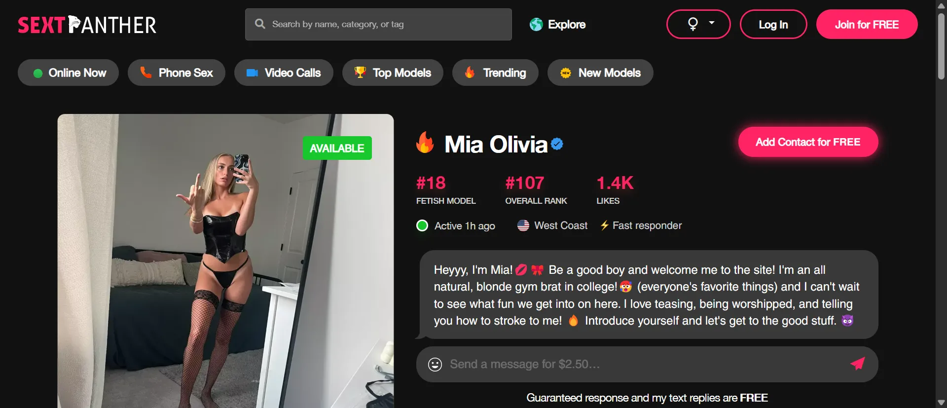 Mia Olivia screenshot