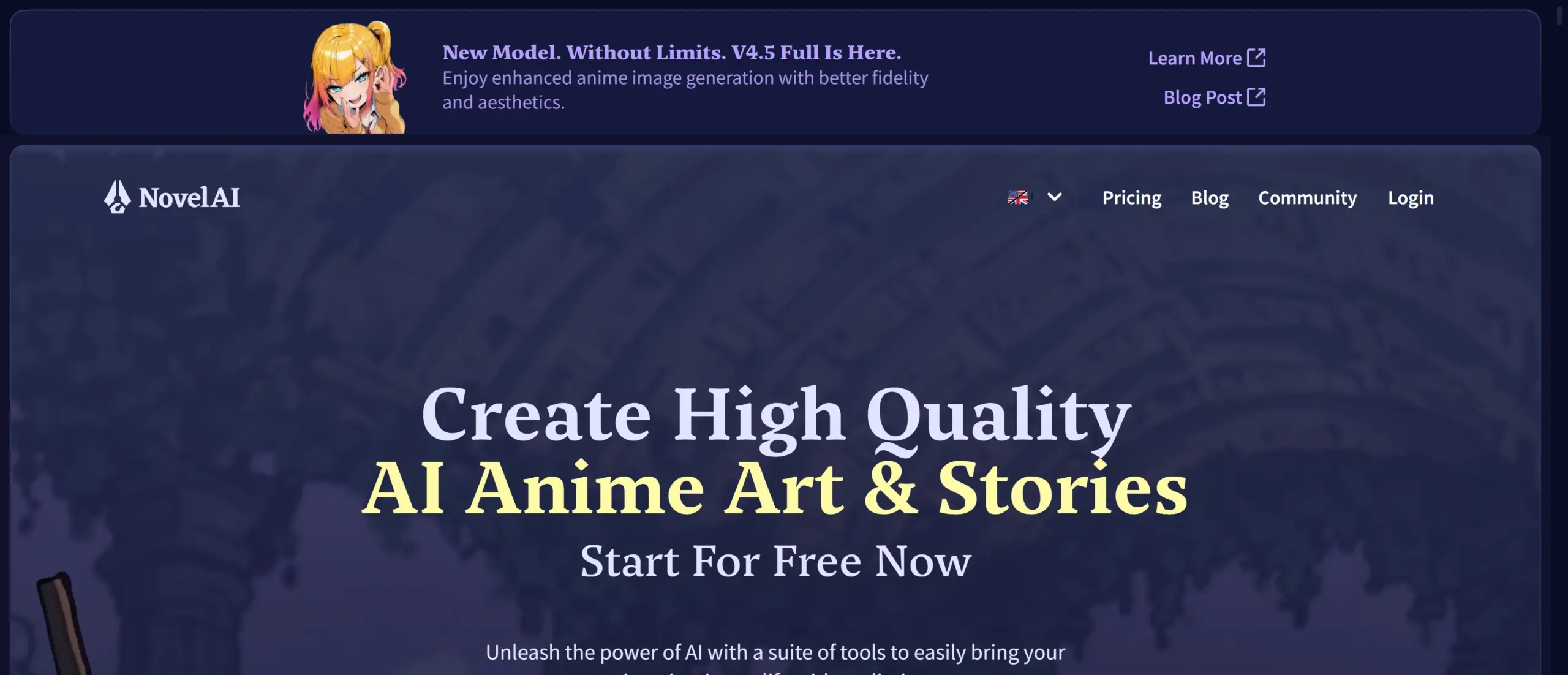 NovelAI screenshot