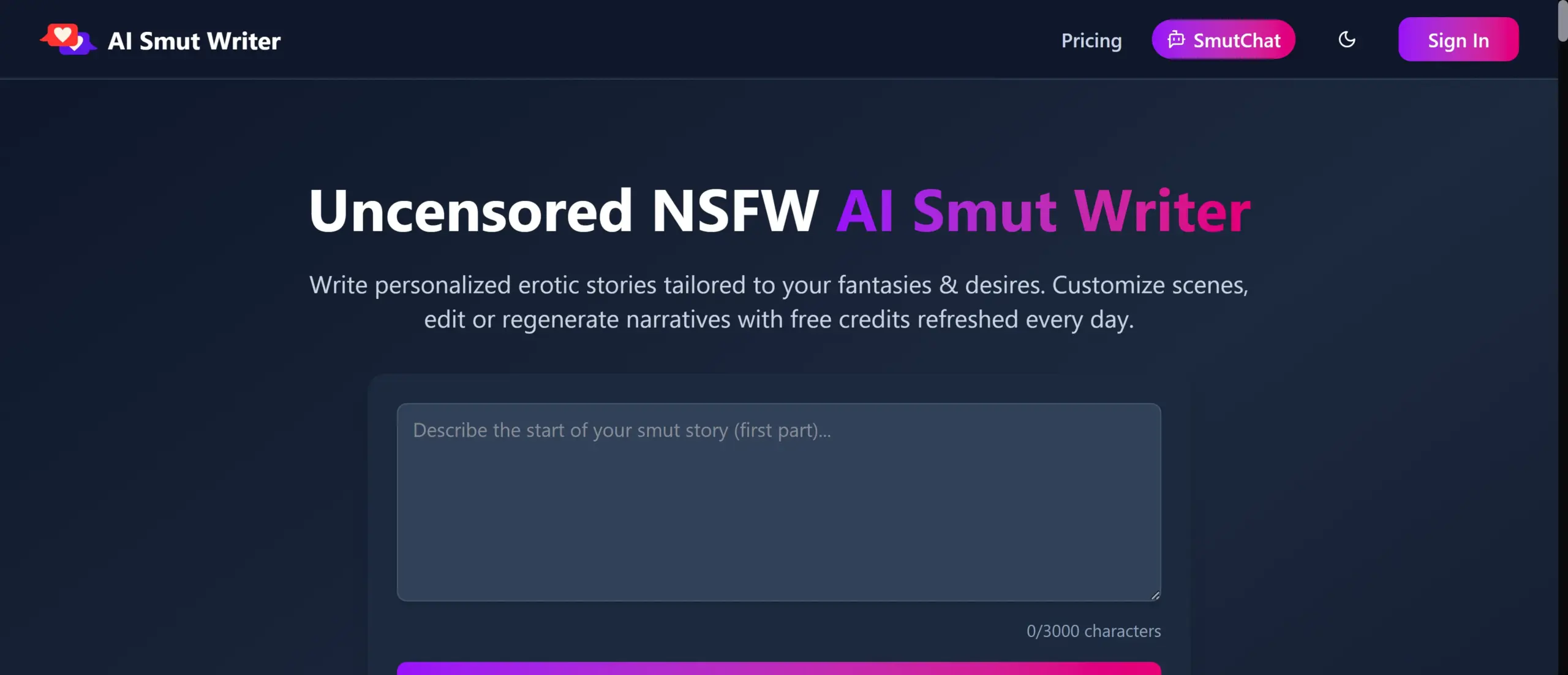 AI Smut Writer screenshot