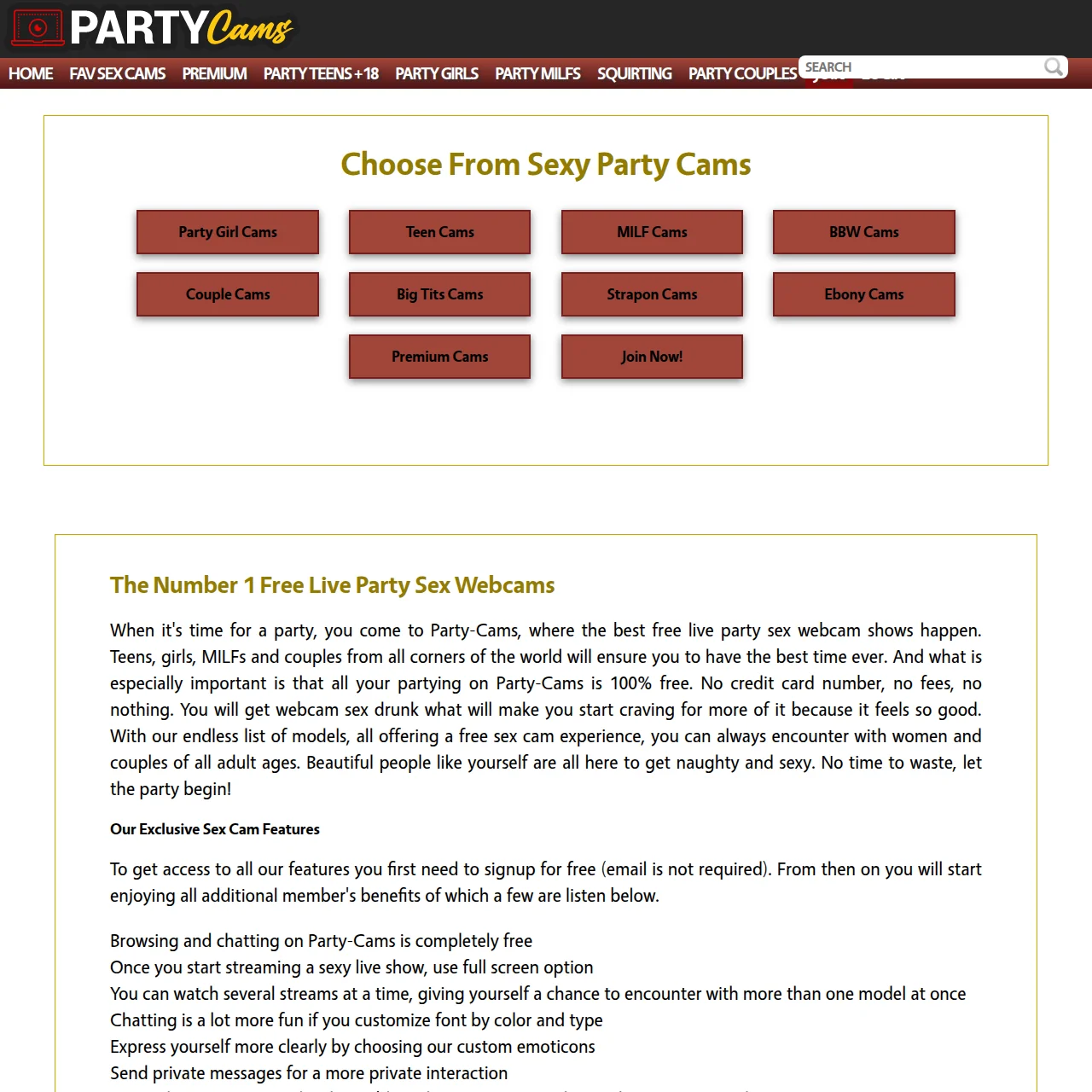 Party Cams screenshot