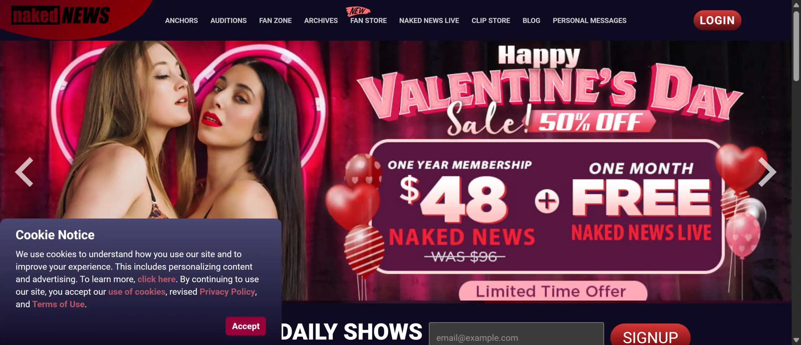 Naked News screenshot