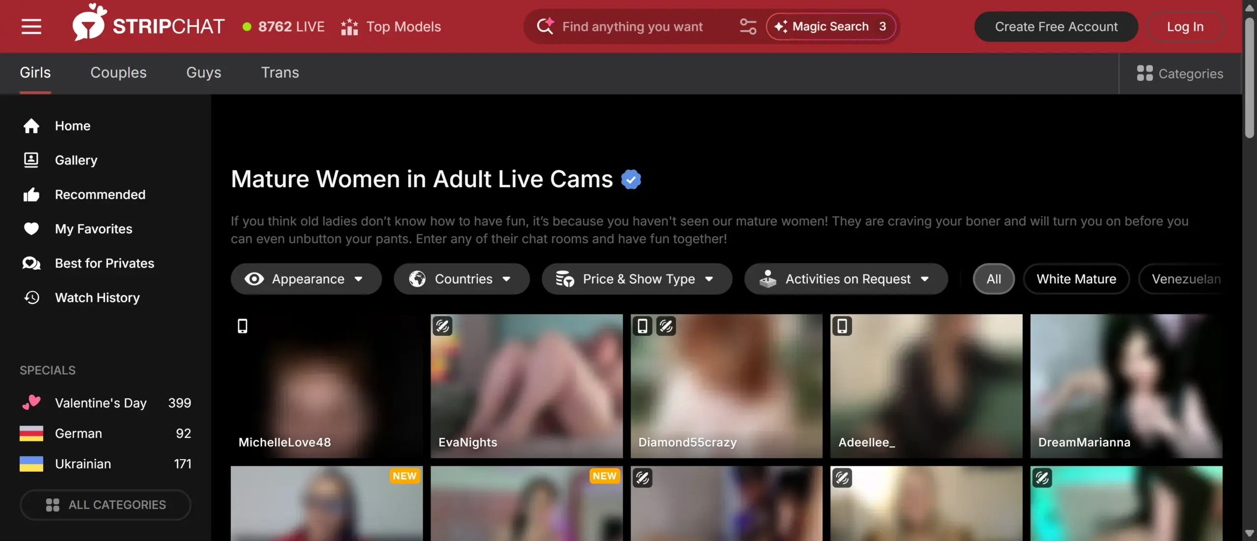 Stripchat Granny